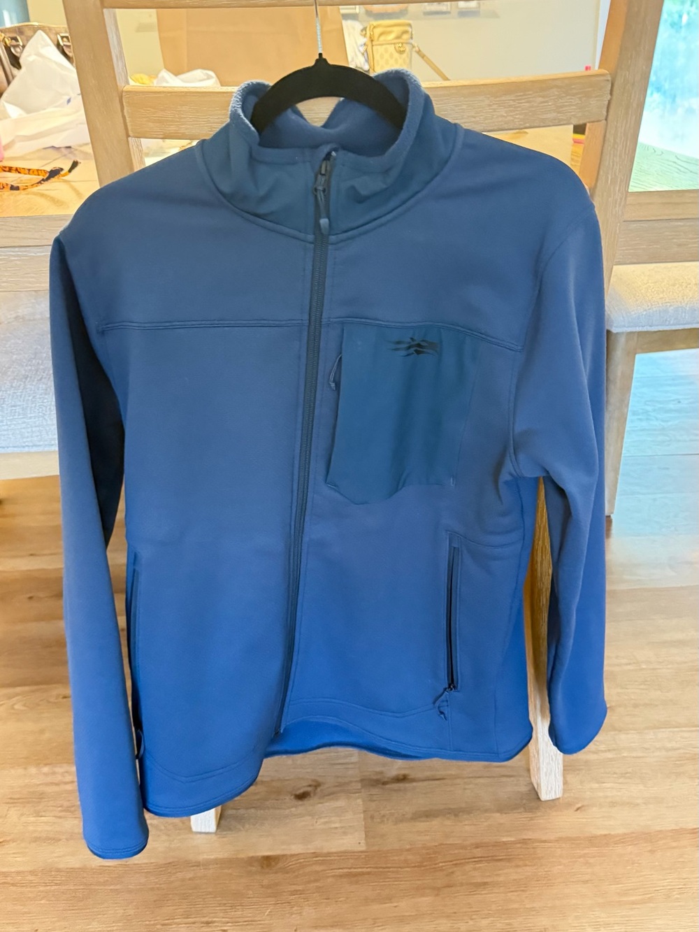 Kids Blue Full-Zip Fleece Jacket